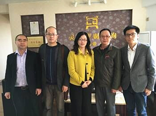 永利23411集团领导班子走访我院优秀校友公司 ——漳州灵琦理财咨询有限公司