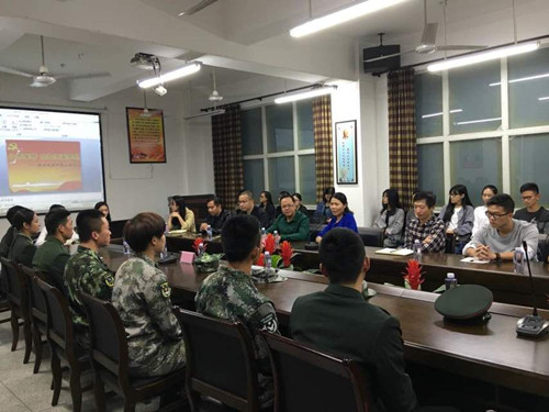 永利23411集团隆重举行题为“心系国防，放飞青春梦想”退伍复学同学座谈会